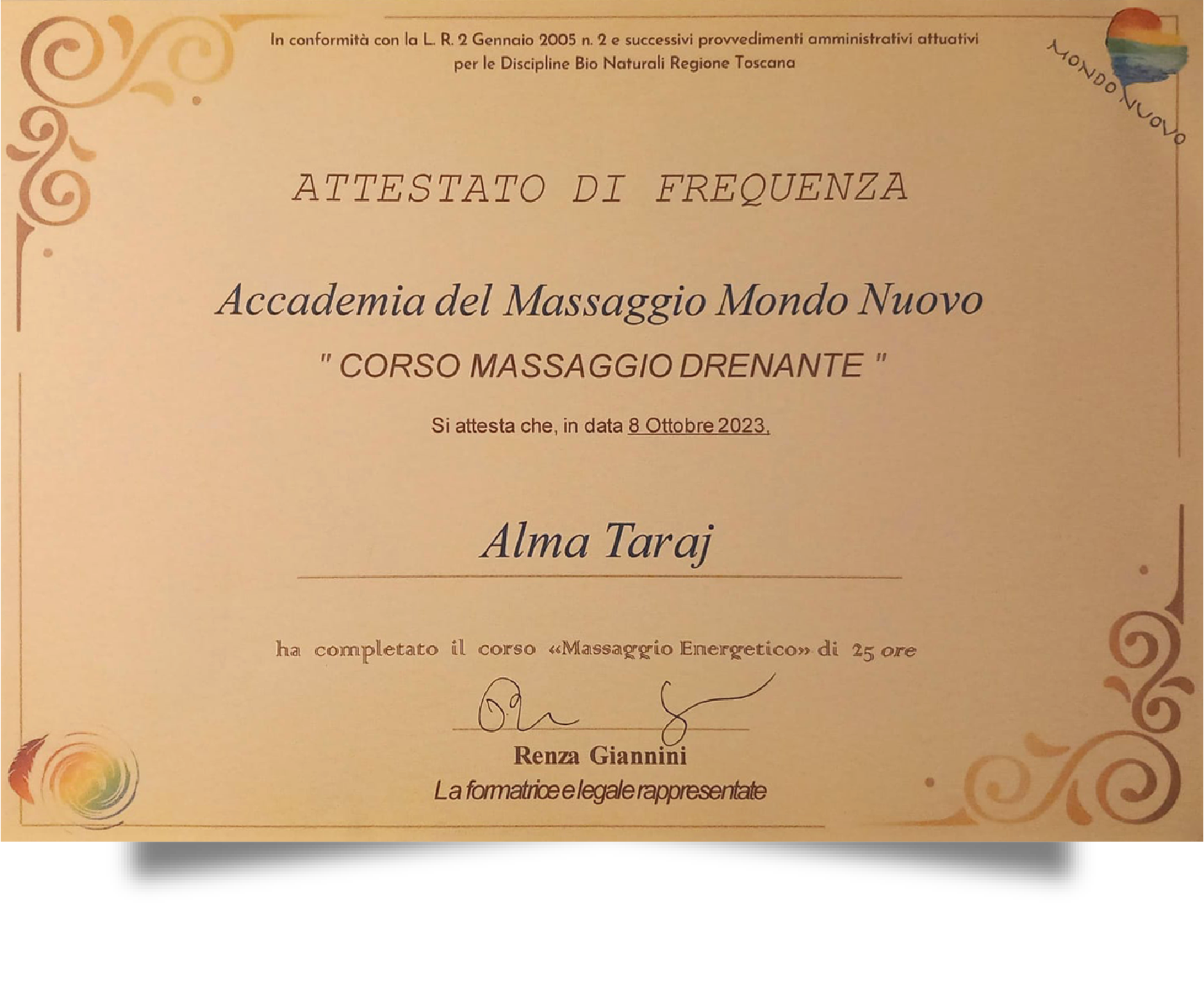 corso massaggio drenante attestato massaggio linfo drenante